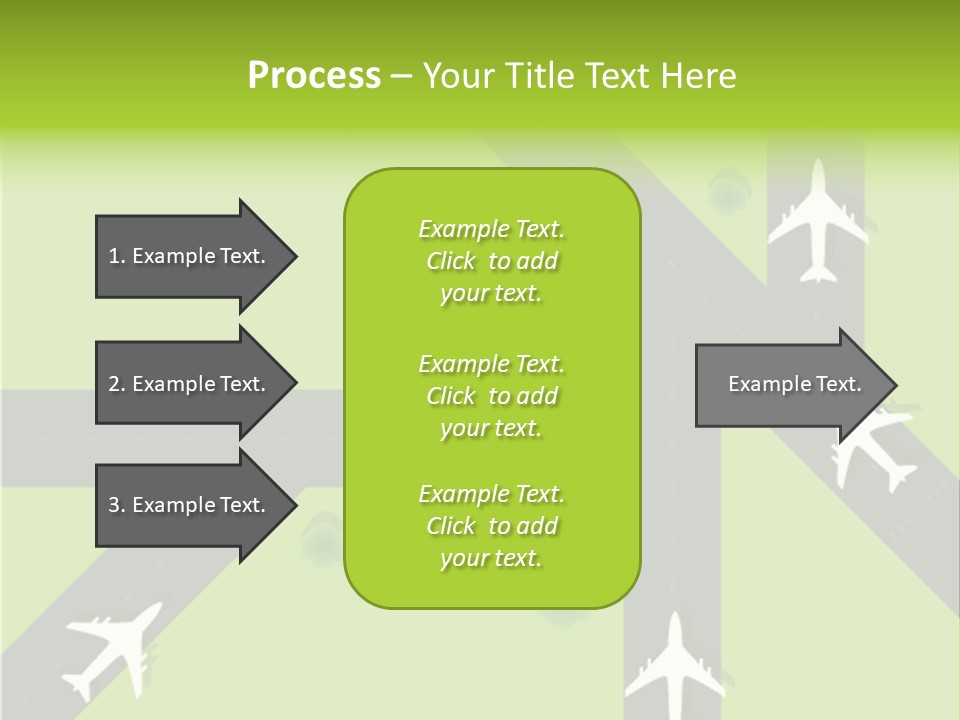 Busy Aerial Holiday PowerPoint Template