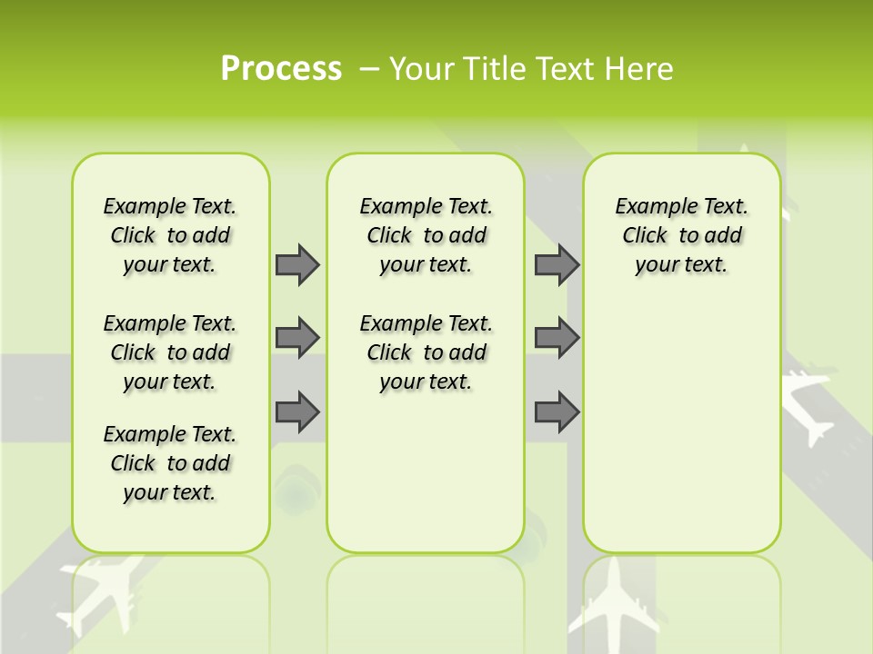 Busy Aerial Holiday PowerPoint Template
