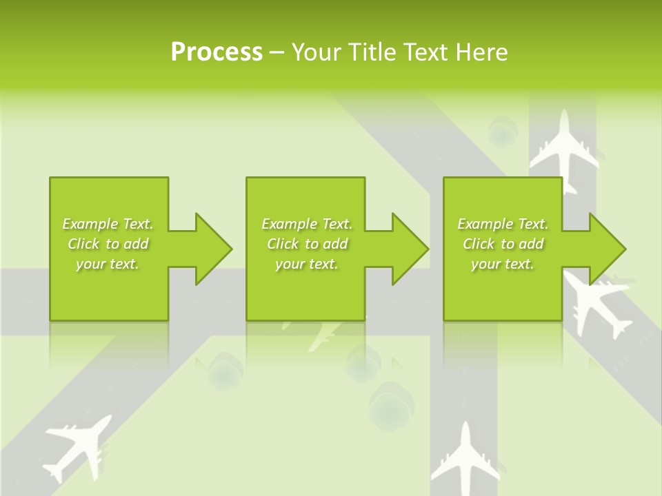 Busy Aerial Holiday PowerPoint Template