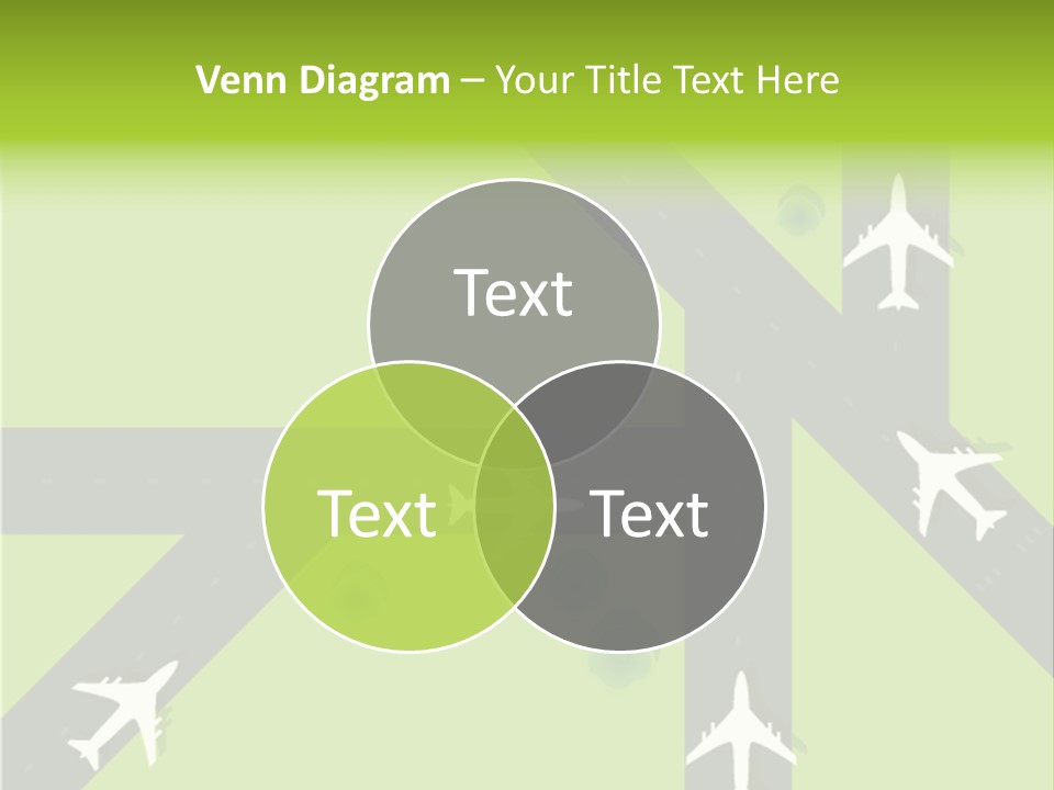 Busy Aerial Holiday PowerPoint Template