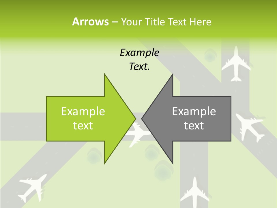 Busy Aerial Holiday PowerPoint Template