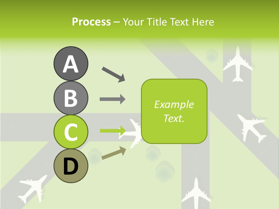 Busy Aerial Holiday PowerPoint Template