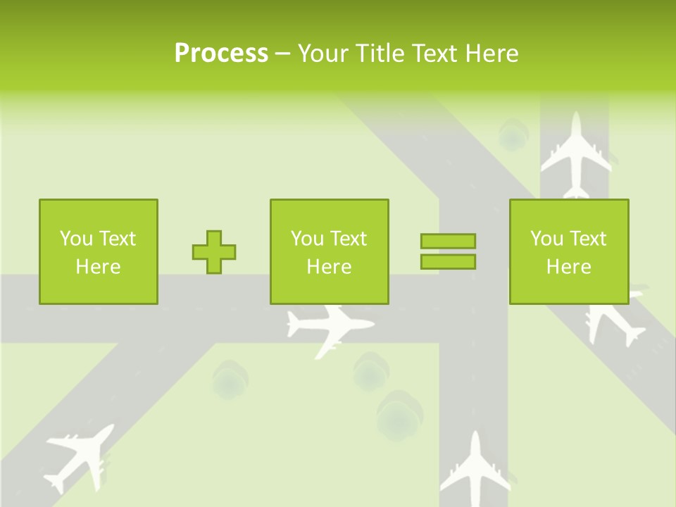 Busy Aerial Holiday PowerPoint Template