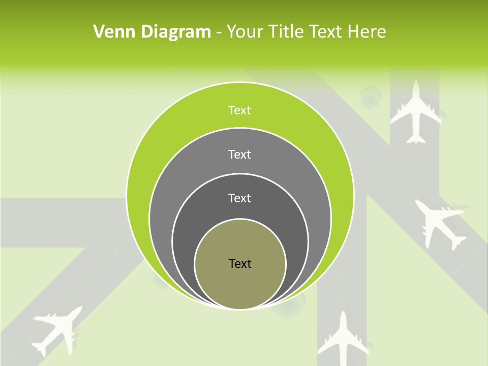 Busy Aerial Holiday PowerPoint Template
