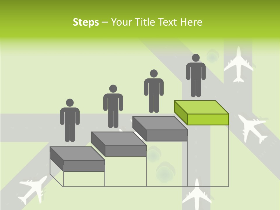 Busy Aerial Holiday PowerPoint Template