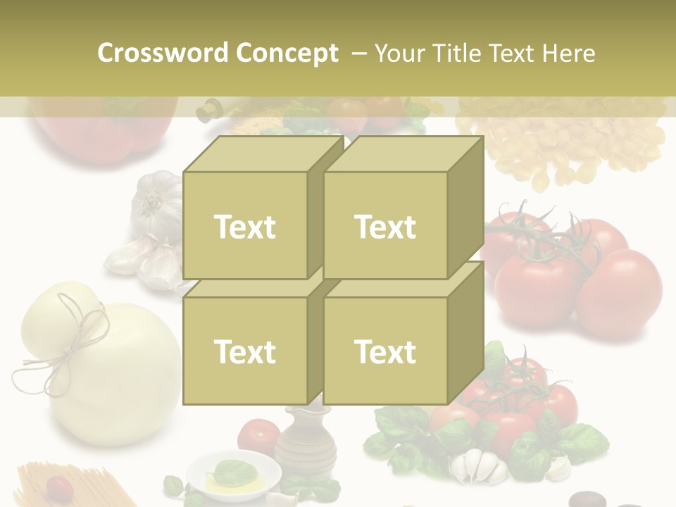 Herb Red Capsicum PowerPoint Template