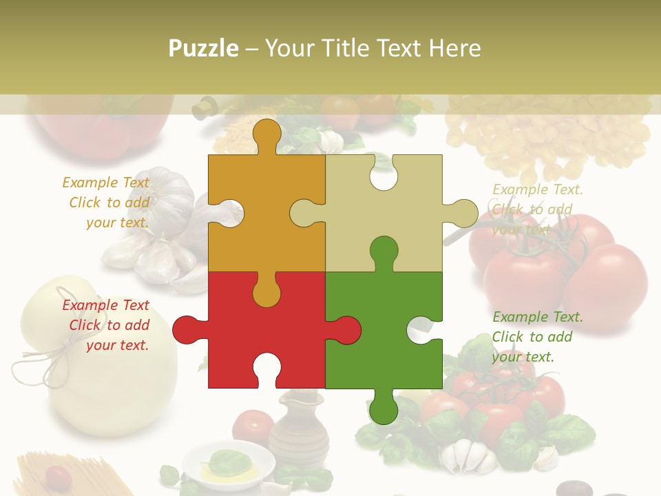 Herb Red Capsicum PowerPoint Template