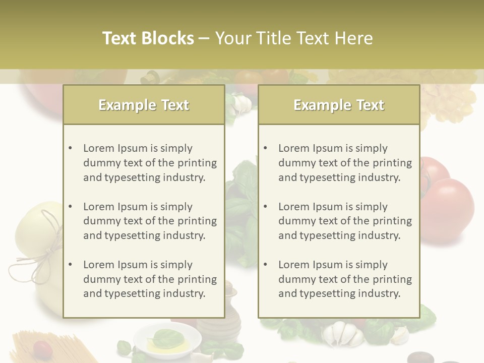 Herb Red Capsicum PowerPoint Template