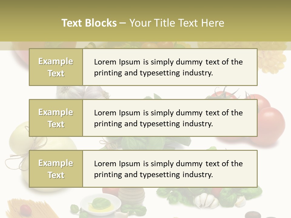 Herb Red Capsicum PowerPoint Template