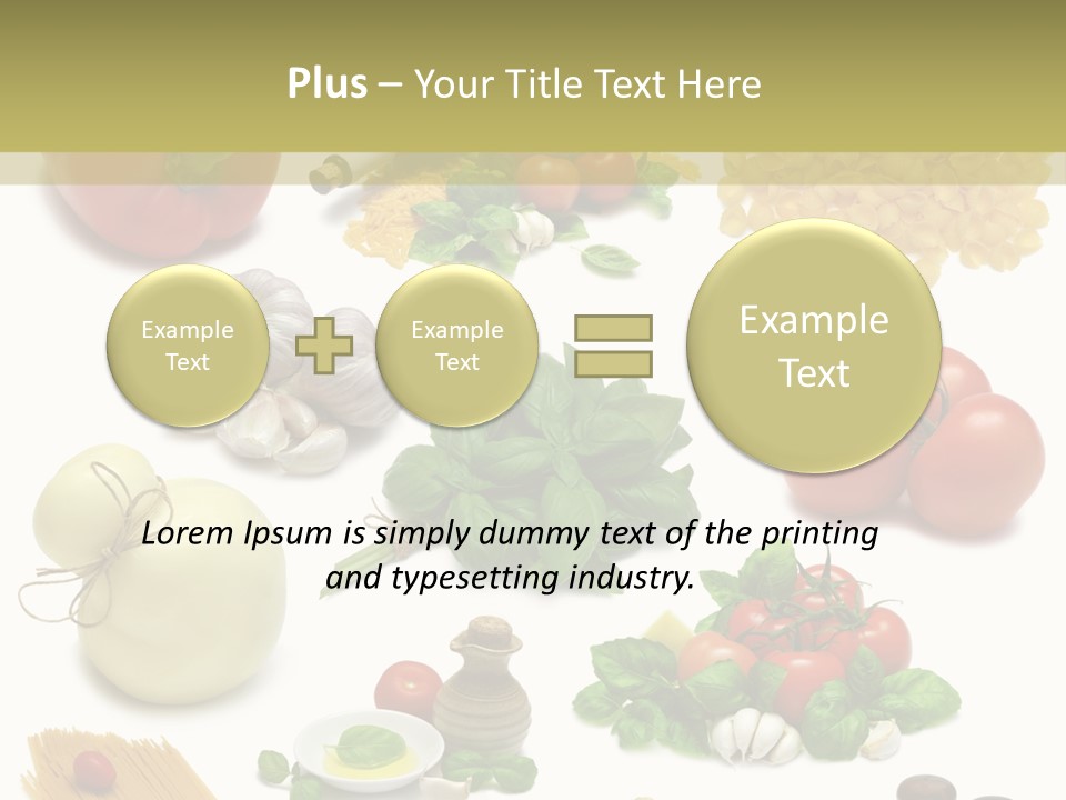 Herb Red Capsicum PowerPoint Template