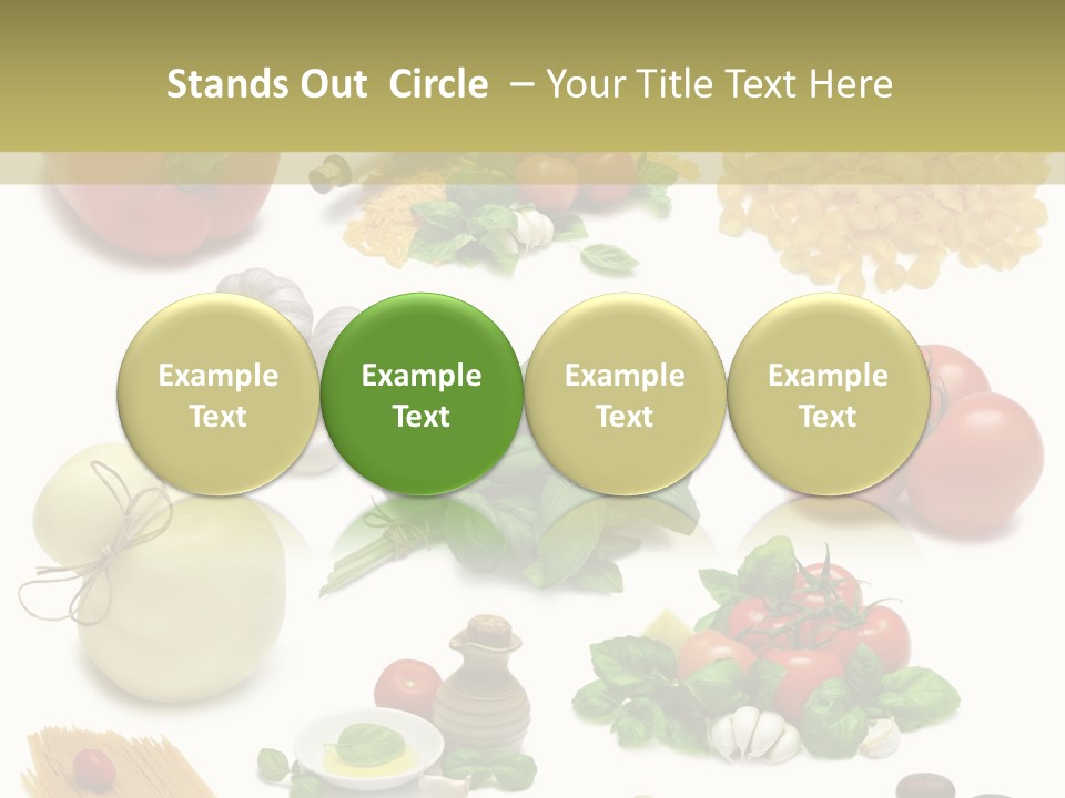 Herb Red Capsicum PowerPoint Template