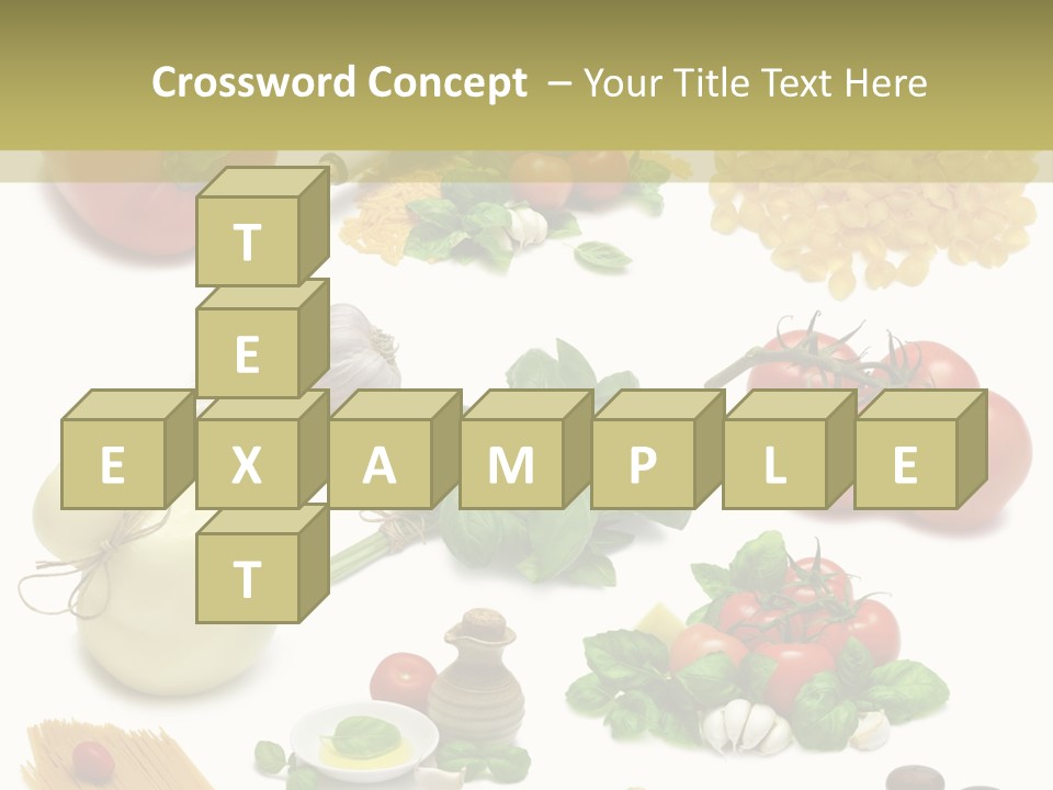 Herb Red Capsicum PowerPoint Template