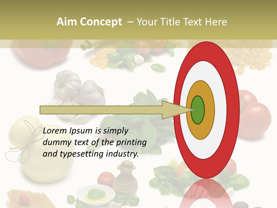 Herb Red Capsicum PowerPoint Template