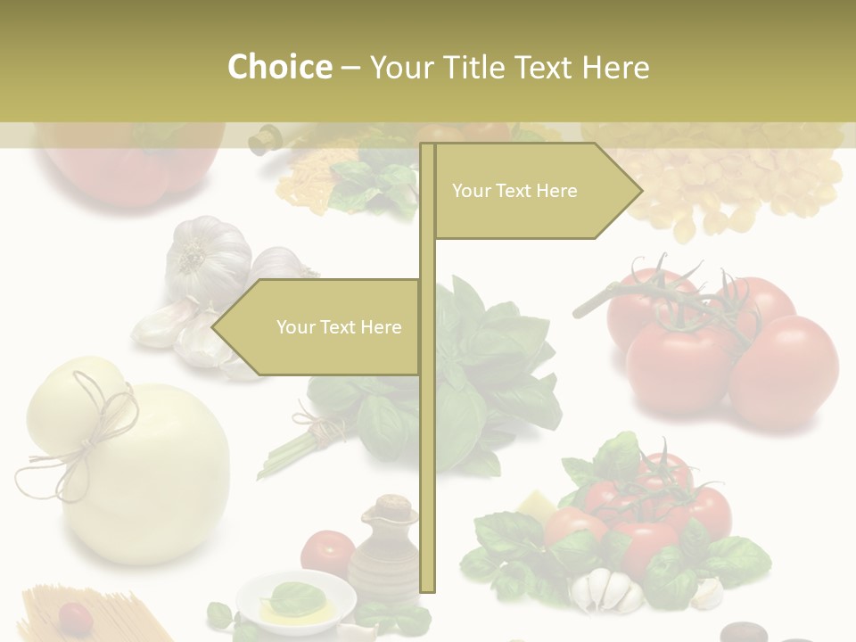 Herb Red Capsicum PowerPoint Template