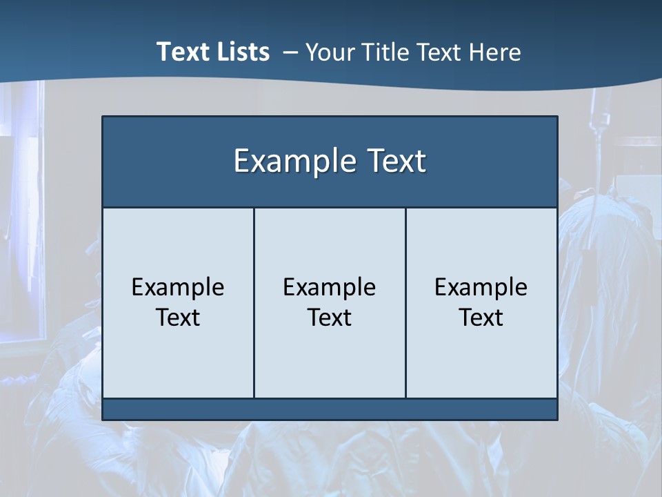 Operation Table Health PowerPoint Template