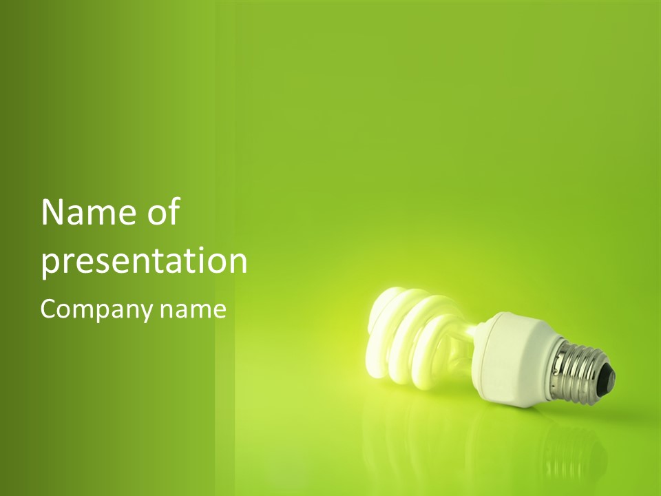 Intelligence Ecology Advertising PowerPoint Template