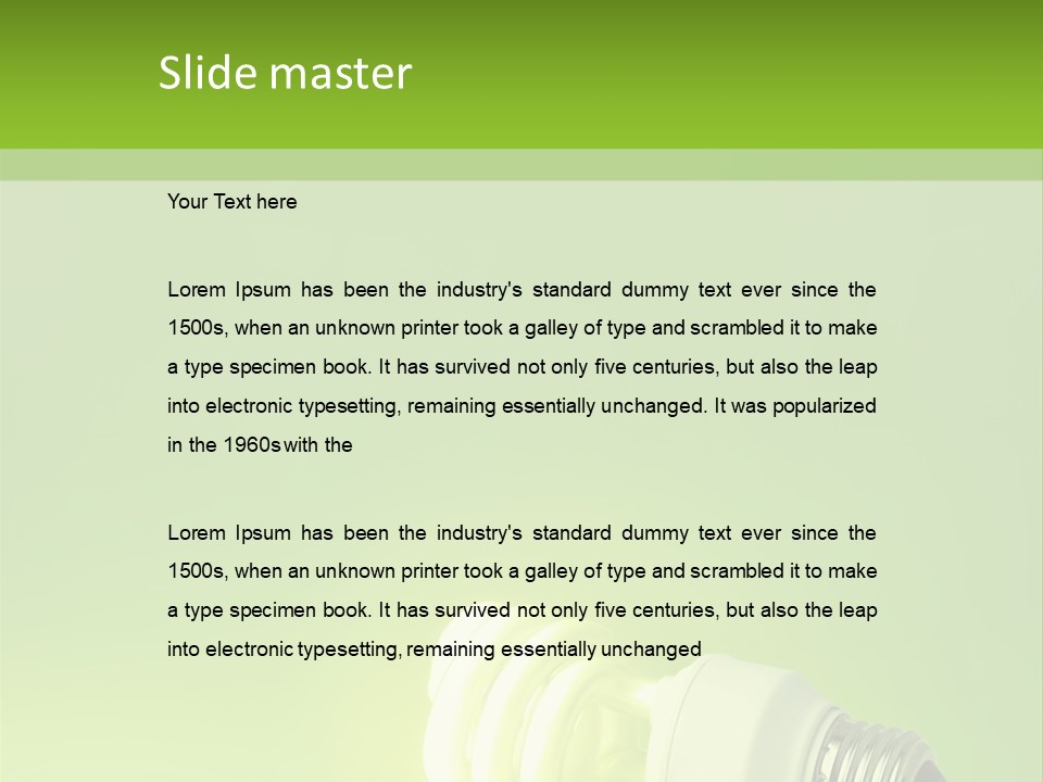 Intelligence Ecology Advertising PowerPoint Template