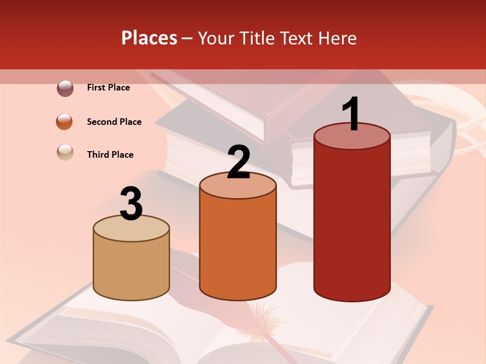 Blank Letter Inkstand PowerPoint Template