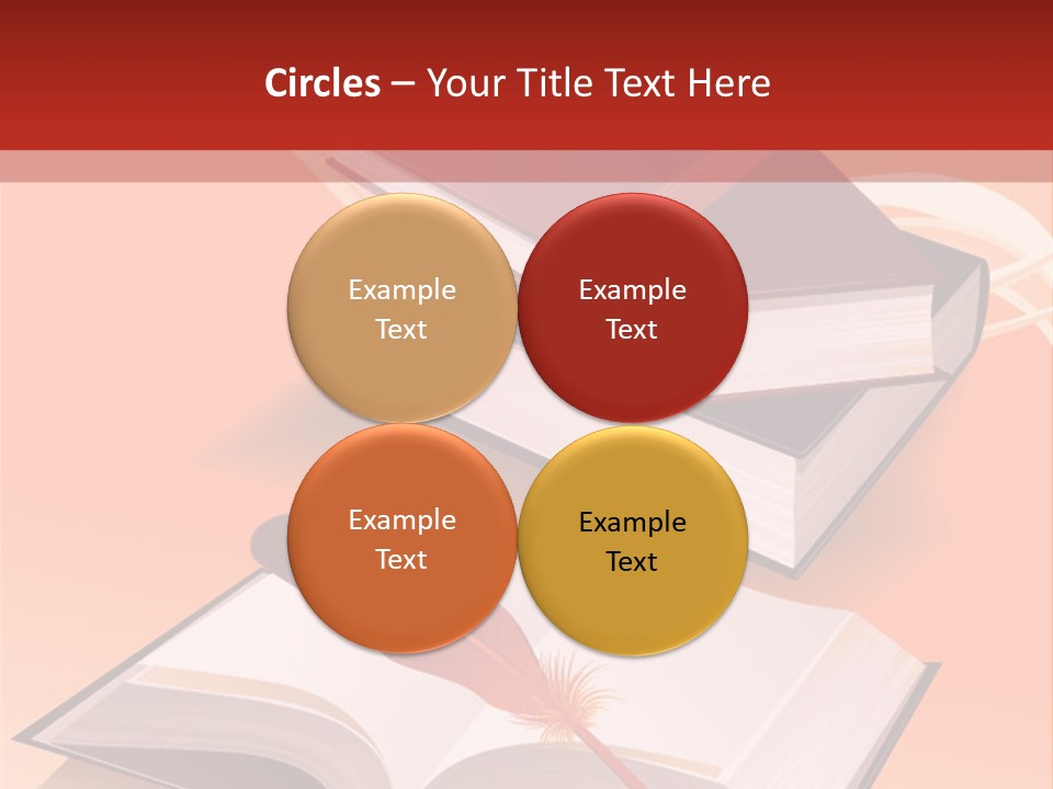 Blank Letter Inkstand PowerPoint Template