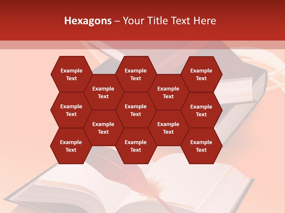 Blank Letter Inkstand PowerPoint Template