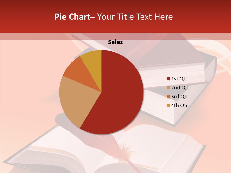 Blank Letter Inkstand PowerPoint Template
