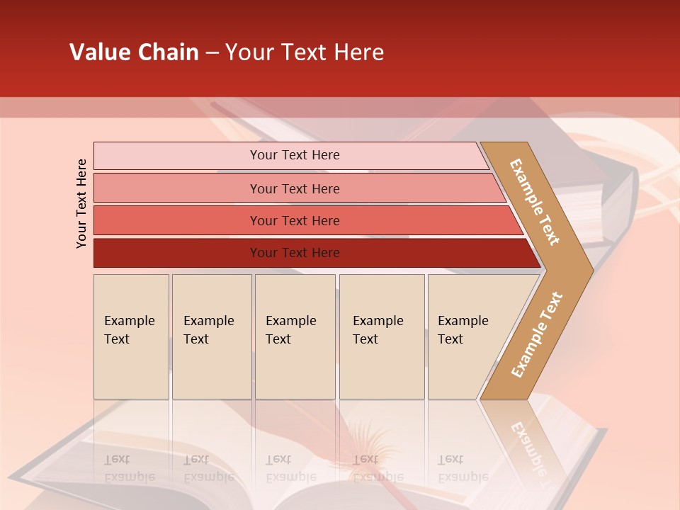Blank Letter Inkstand PowerPoint Template