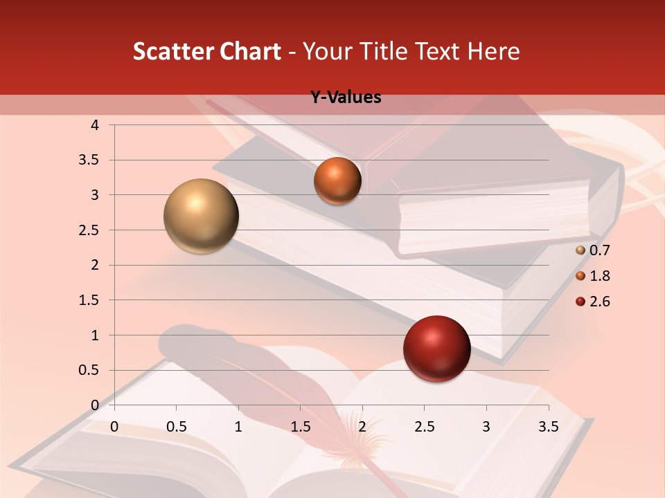 Blank Letter Inkstand PowerPoint Template
