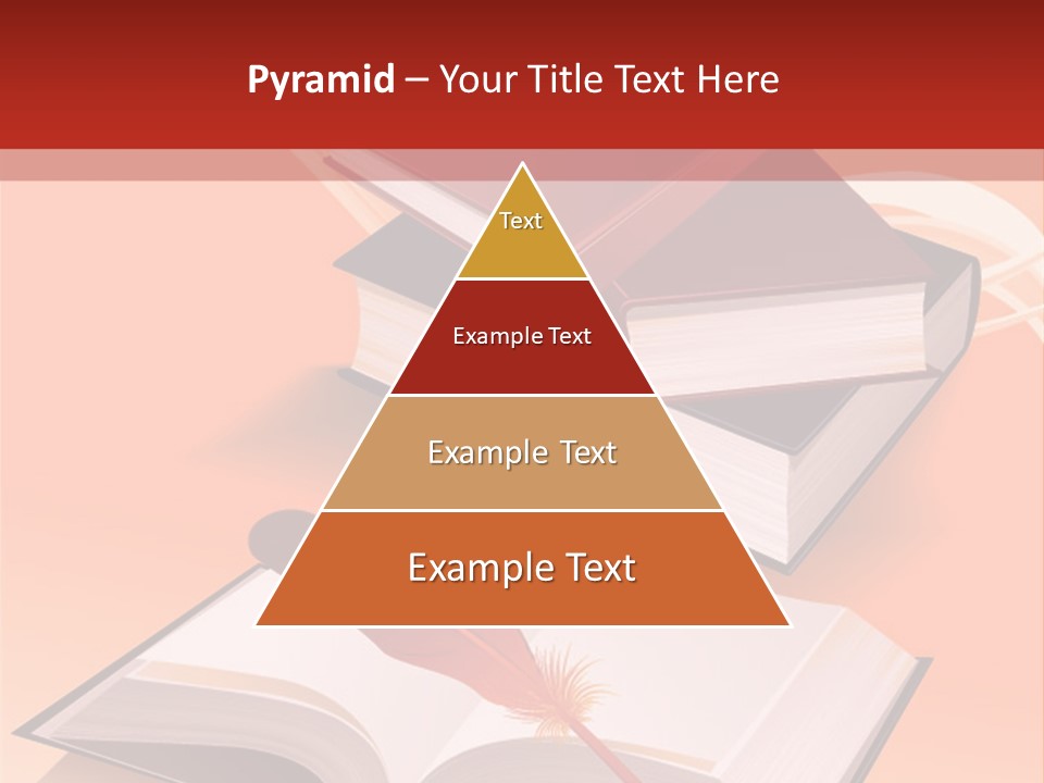 Blank Letter Inkstand PowerPoint Template