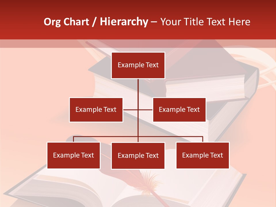 Blank Letter Inkstand PowerPoint Template