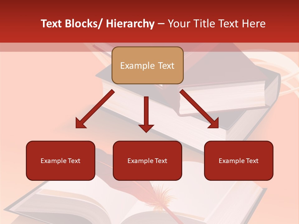 Blank Letter Inkstand PowerPoint Template