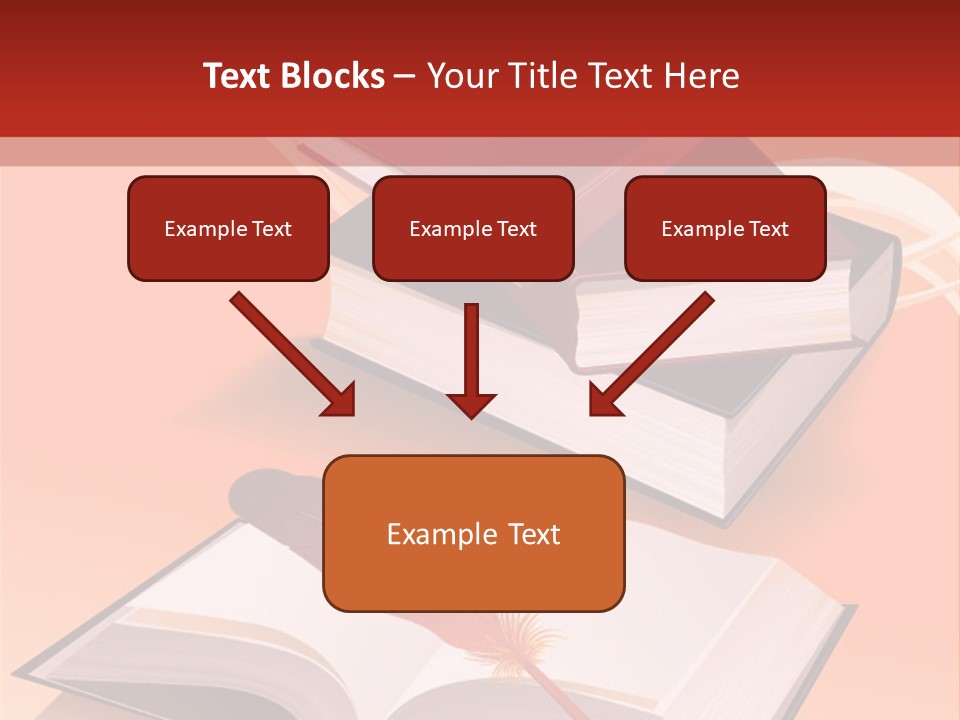 Blank Letter Inkstand PowerPoint Template