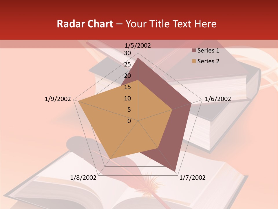 Blank Letter Inkstand PowerPoint Template