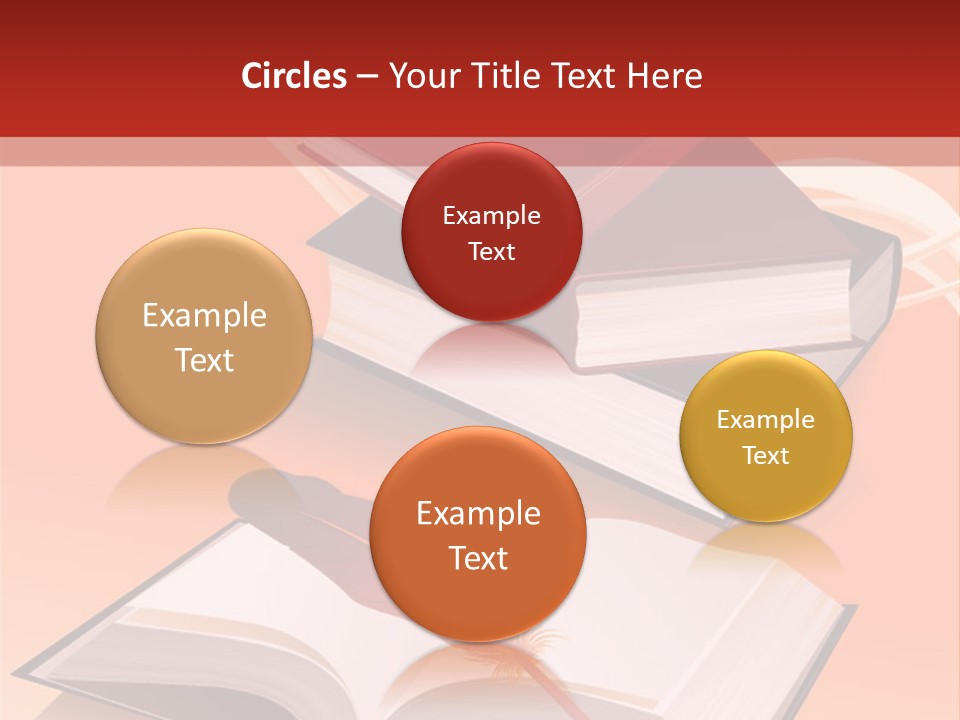 Blank Letter Inkstand PowerPoint Template