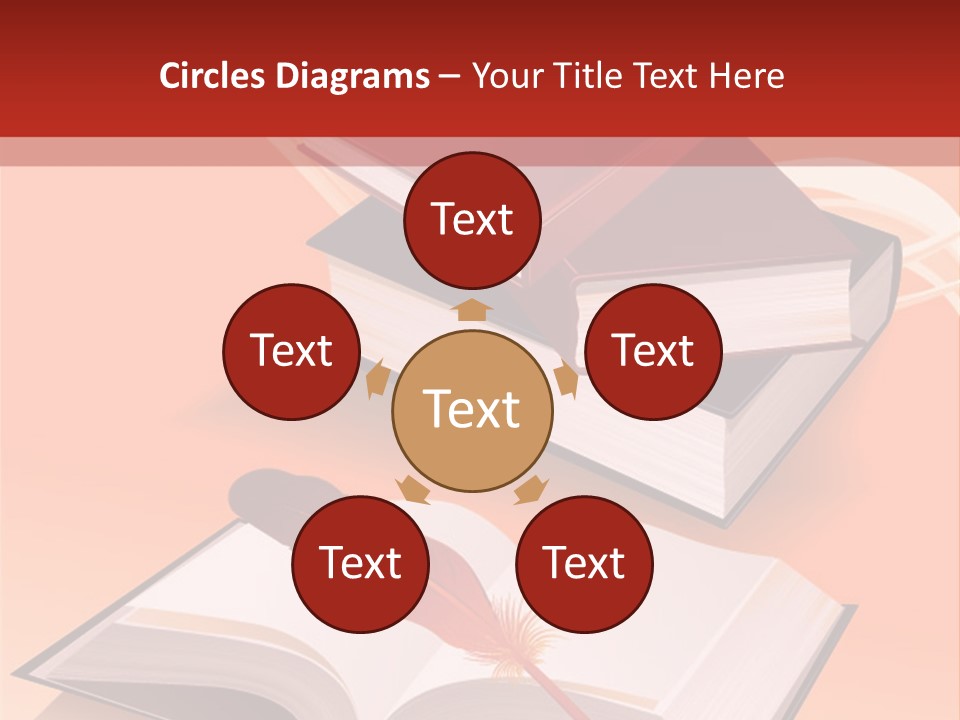 Blank Letter Inkstand PowerPoint Template