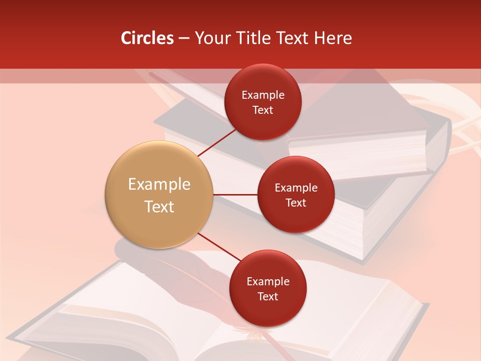 Blank Letter Inkstand PowerPoint Template