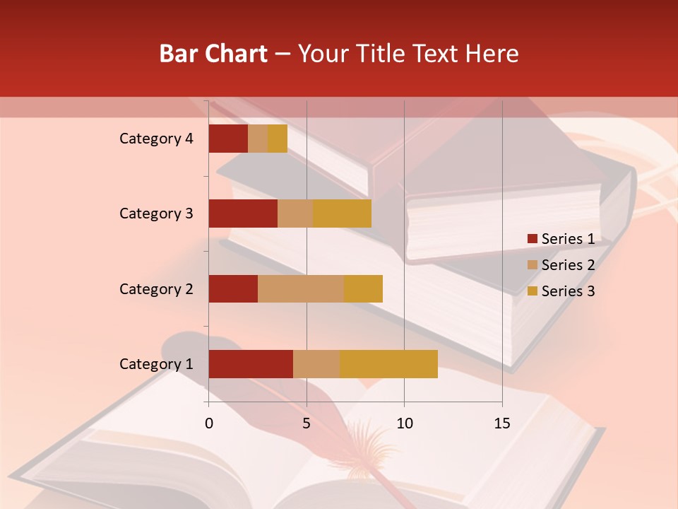 Blank Letter Inkstand PowerPoint Template