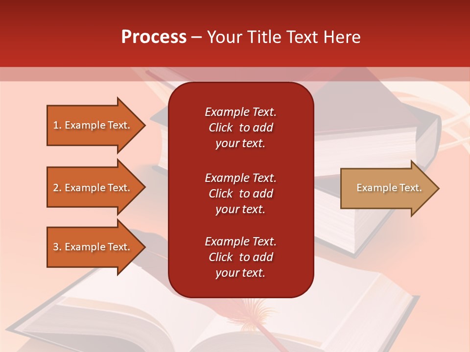Blank Letter Inkstand PowerPoint Template