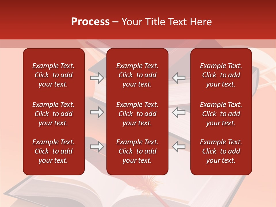 Blank Letter Inkstand PowerPoint Template