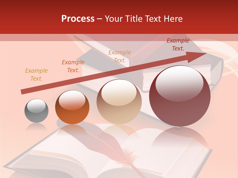 Blank Letter Inkstand PowerPoint Template