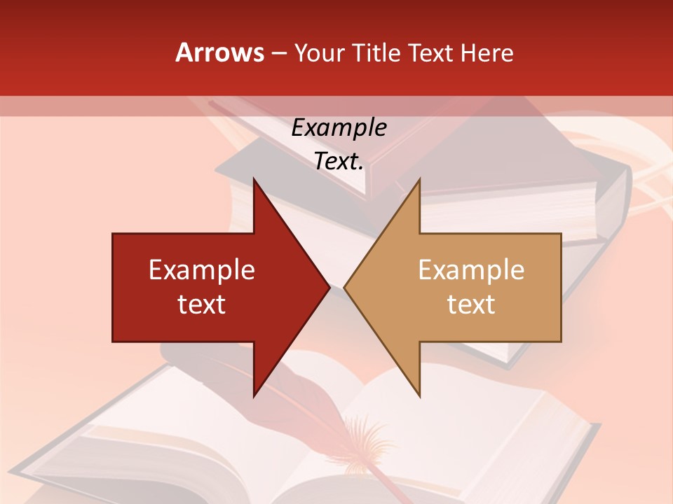 Blank Letter Inkstand PowerPoint Template