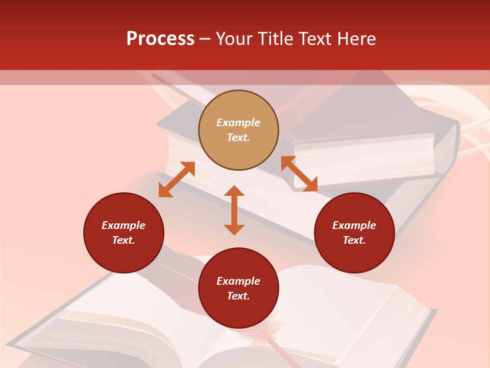 Blank Letter Inkstand PowerPoint Template