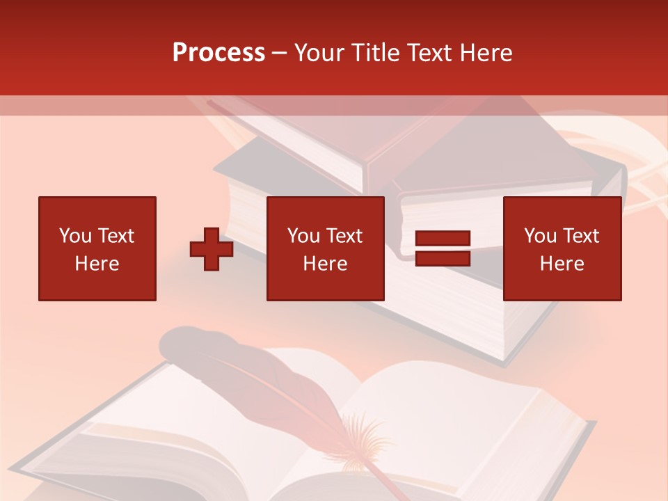 Blank Letter Inkstand PowerPoint Template