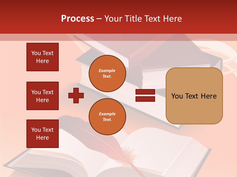 Blank Letter Inkstand PowerPoint Template