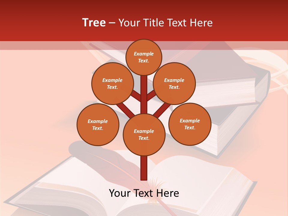 Blank Letter Inkstand PowerPoint Template