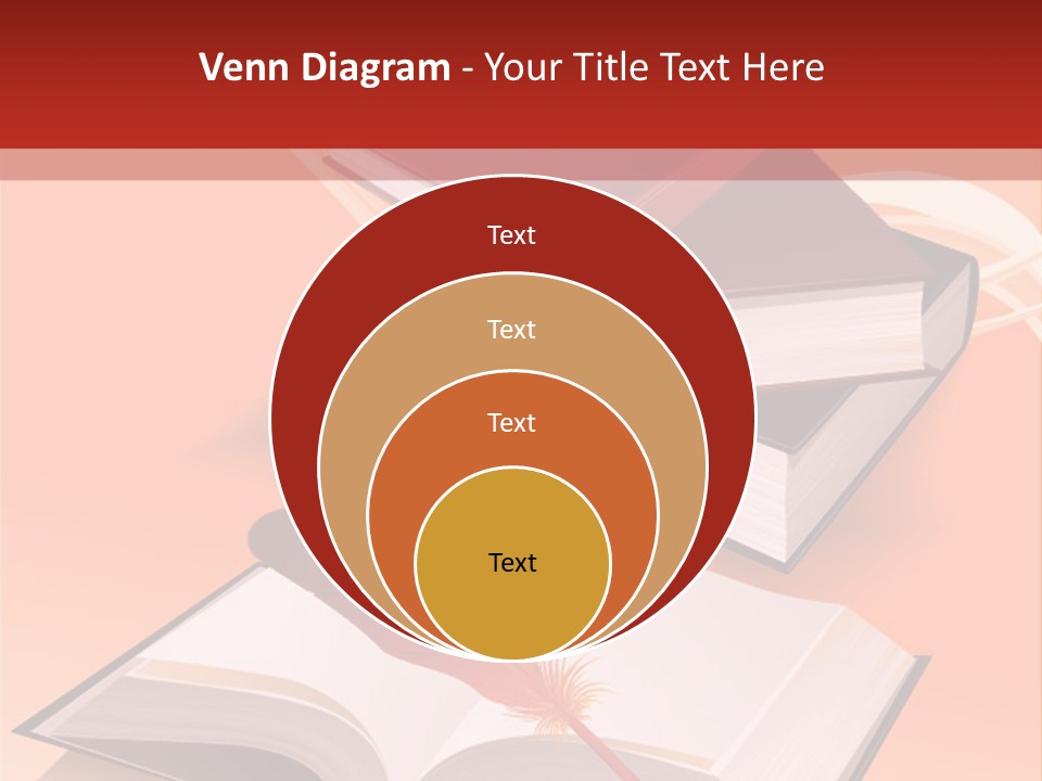 Blank Letter Inkstand PowerPoint Template