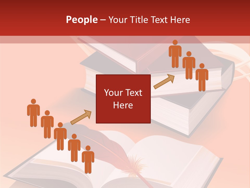 Blank Letter Inkstand PowerPoint Template