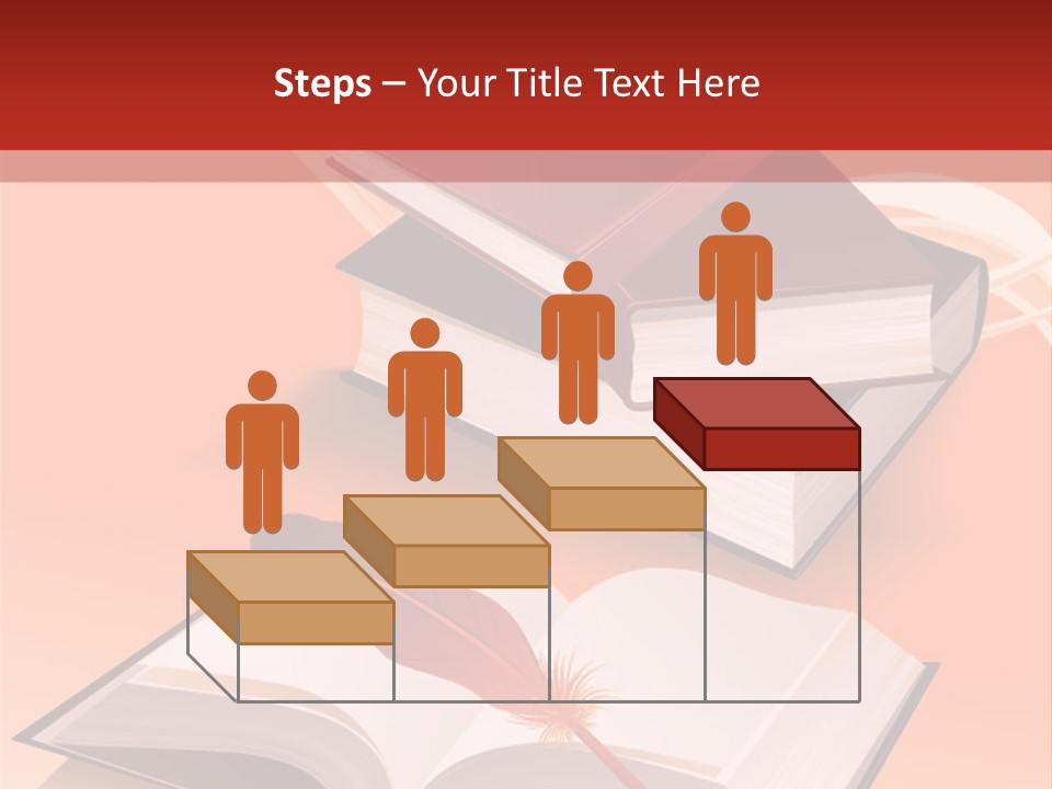 Blank Letter Inkstand PowerPoint Template