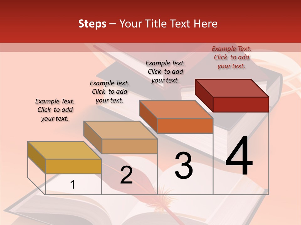 Blank Letter Inkstand PowerPoint Template