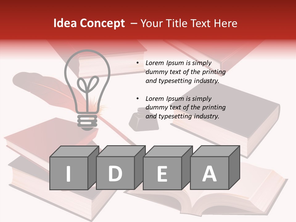 Document Writing Organizer PowerPoint Template