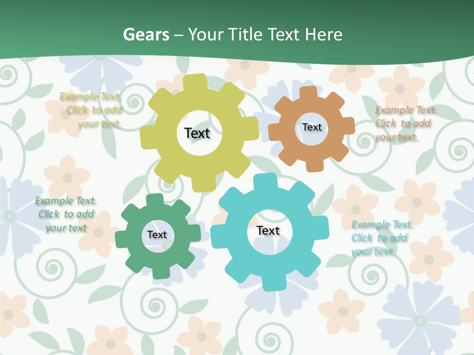 A Colorful Flower Powerpoint Presentation PowerPoint Template